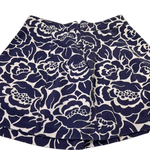 Boden Women's Petite Size 4 Petite Multicolor Floral A-Line Pleated Mini Skirt - Picture 2 of 7